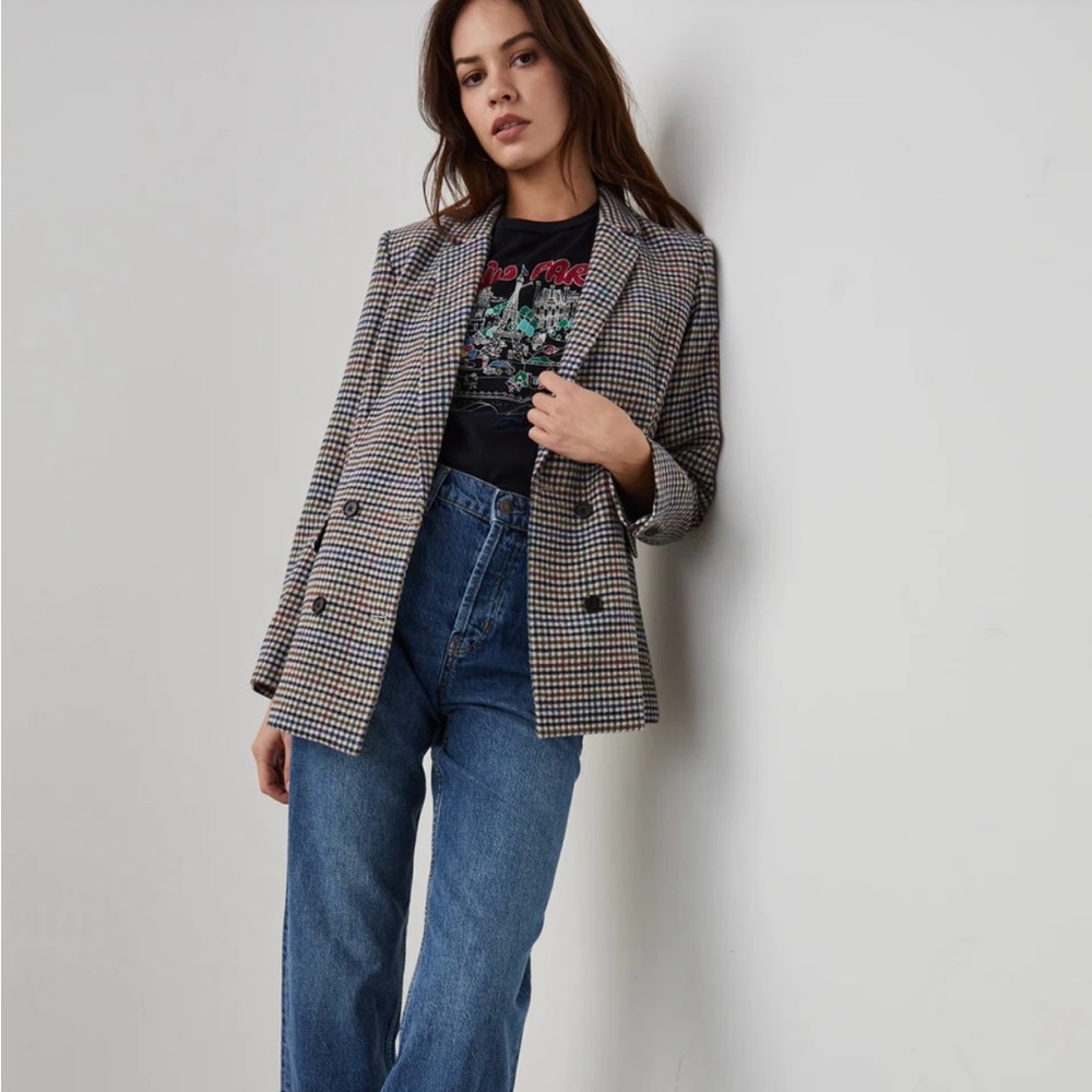 Rails Jac blazer color cardinal pine multi size xs